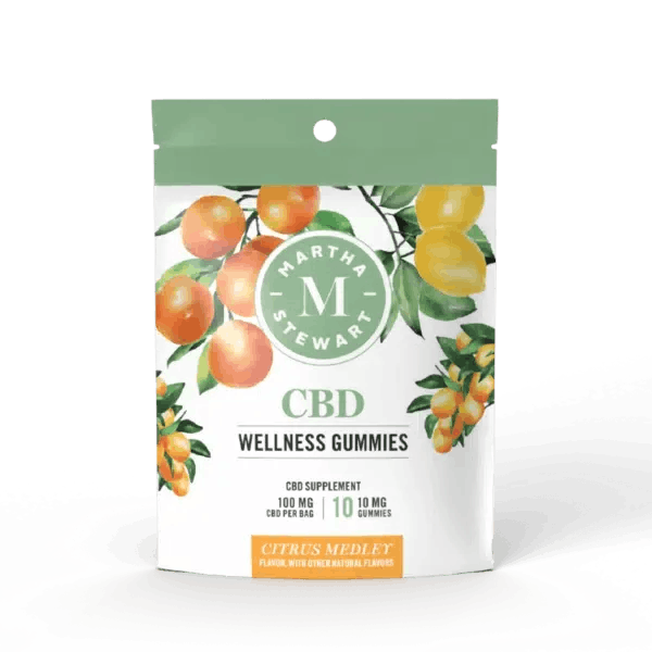 Martha Stewart CBD Wellness Gummies Citrus Medley 10ct